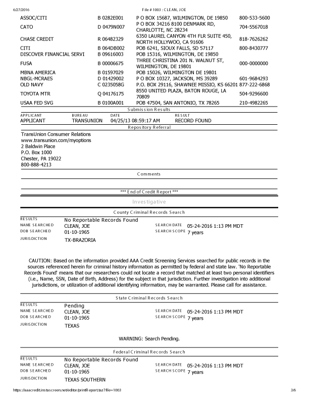 employment background check background check